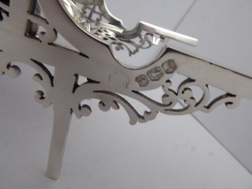 SOLID SILVER PAIR OF WHEEL BARROW TABLE DISHES - ADDITIONAL PHOTO 16