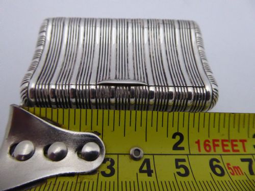 SOLID SILVER GEORGIAN SNUFF BOX - ADDITIONAL PHOTO 7