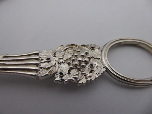 SOLID SILVER GEORGIAN GRAPE SCISSORS - ADDITIONAL PHOTO 13