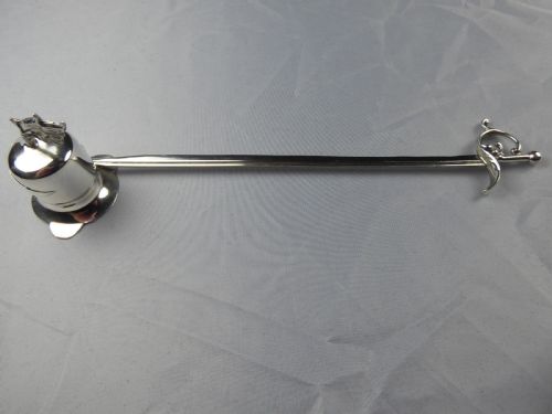 RARESOLID SILVER NOVELTY CANDLE SNUFFER - ADDITIONAL PHOTO 2