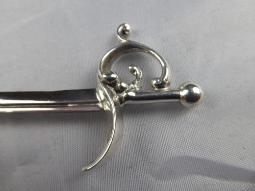 RARESOLID SILVER NOVELTY CANDLE SNUFFER - ADDITIONAL PHOTO 3