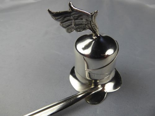 RARESOLID SILVER NOVELTY CANDLE SNUFFER - ADDITIONAL PHOTO 5