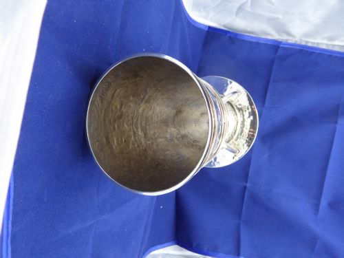 SOLID SILVER ARTS AND CRAFTS VASE - ADDITIONAL PHOTO 2