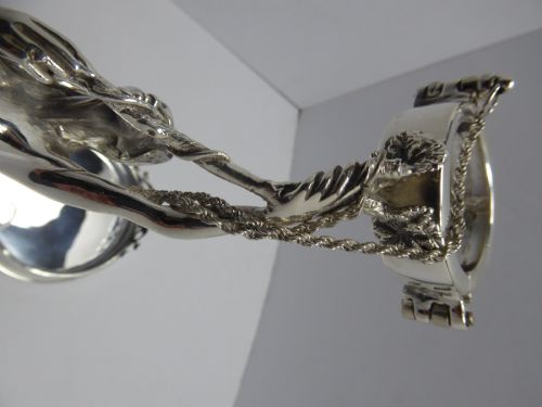 SOLID SILVER WINE POURER - ADDITIONAL PHOTO 5