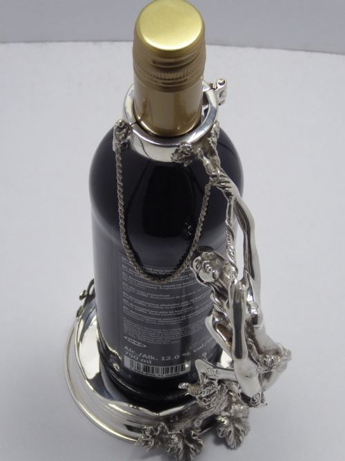 SOLID SILVER WINE POURER - ADDITIONAL PHOTO 6
