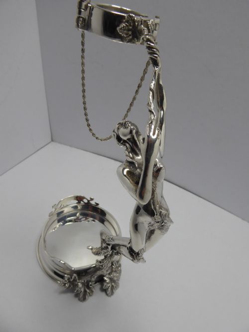 SOLID SILVER WINE POURER - ADDITIONAL PHOTO 7