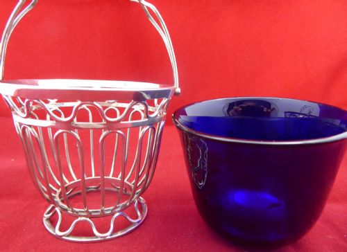 SOLID SILVER VICTORIAN SUGAR BASKET - ADDITIONAL PHOTO 6