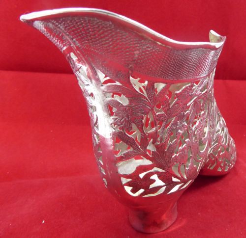 SOLID SILVER LIFE SIZE SHOE 1897 - ADDITIONAL PHOTO 4