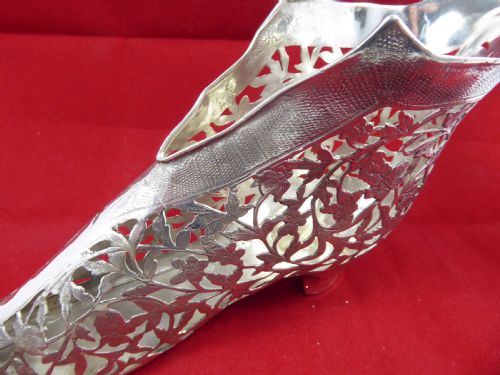 SOLID SILVER LIFE SIZE SHOE 1897 - ADDITIONAL PHOTO 10