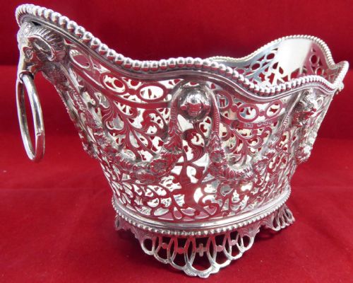 SOLID SILVER PAIR OF BASKETS 1913 - ADDITIONAL PHOTO 15