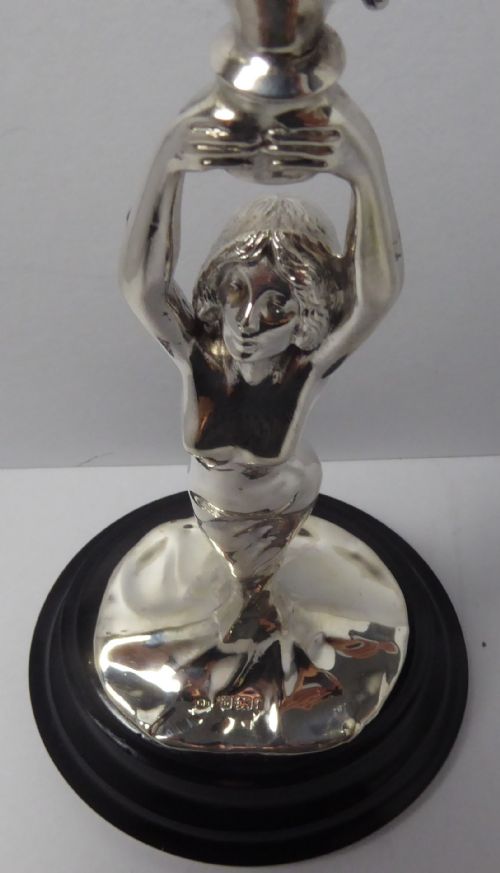 ART NOUVEAU SOLID SILVER FIGURE 1905 - ADDITIONAL PHOTO 6
