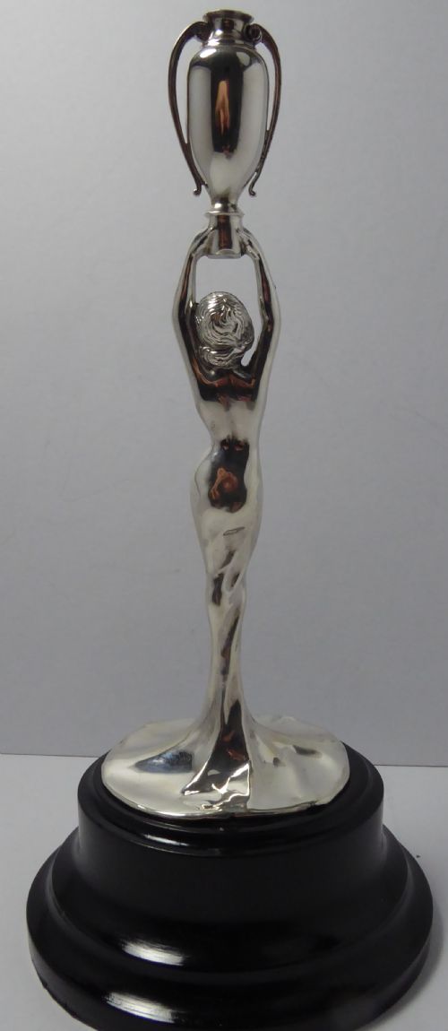 ART NOUVEAU SOLID SILVER FIGURE 1905 - ADDITIONAL PHOTO 7