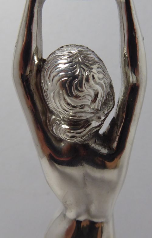 ART NOUVEAU SOLID SILVER FIGURE 1905 - ADDITIONAL PHOTO 11