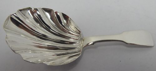 newcastle tea caddy spoon 1831 - CATEGORY: ANTIQUE SILVER - DATED 1800
