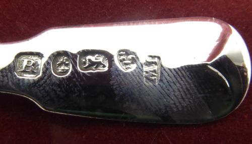 NEWCASTLE TEA CADDY SPOON 1831 - ADDITIONAL PHOTO 4