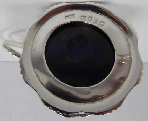 SOLID SILVER MUSTARD POT 1880 - ADDITIONAL PHOTO 11