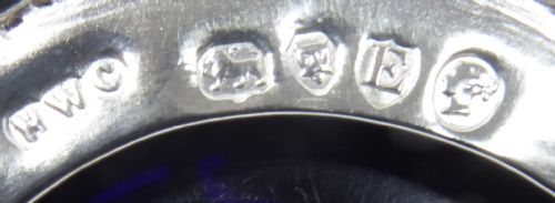 SOLID SILVER MUSTARD POT 1880 - ADDITIONAL PHOTO 12