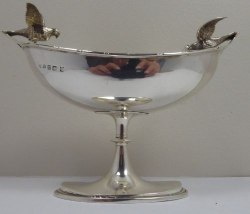 solid silver sweetnut dish 1907 - CATEGORY: ANTIQUE SILVER - DATED 1900