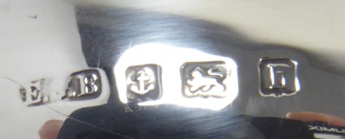 SOLID SILVER SWEETNUT DISH 1907 - ADDITIONAL PHOTO 5