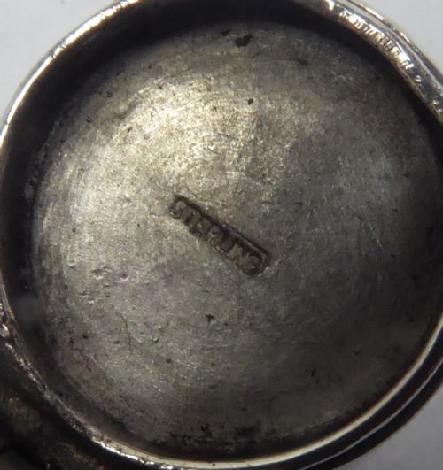 SOLID SILVER FOXDOG PILL SNUFF BOX - ADDITIONAL PHOTO 5