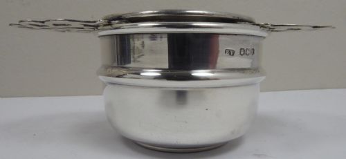 SOLID SILVER TEA STRAINER 1936 - ADDITIONAL PHOTO 2