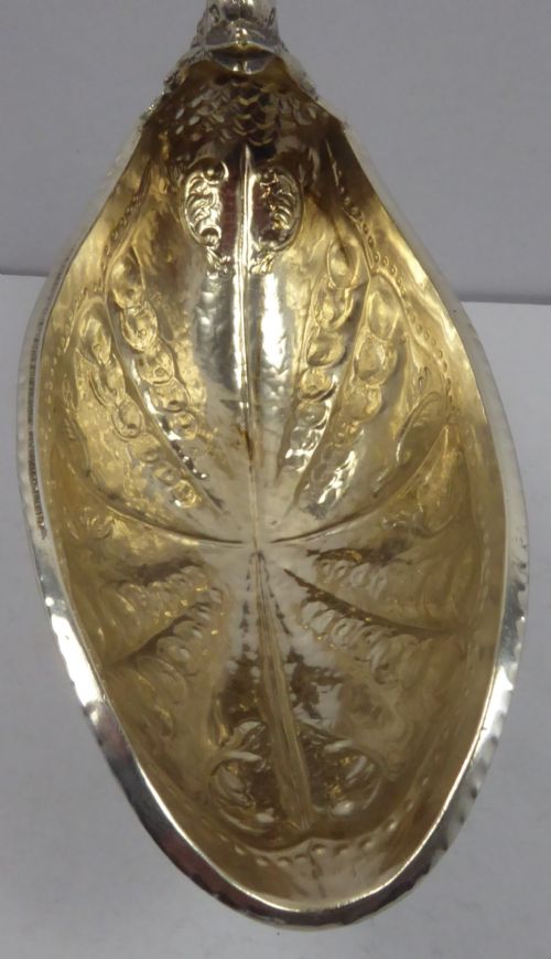 SOLID SILVER FISH HEAD SWEETNUT DISH 1950'S - ADDITIONAL PHOTO 4