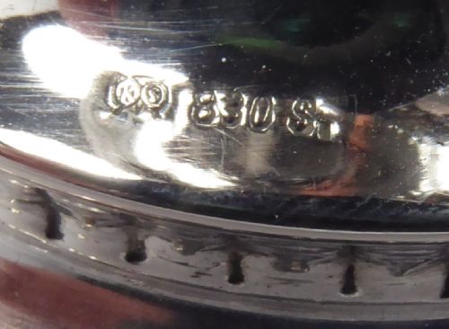 SOLID SILVER LIONS HEAD VASE - ADDITIONAL PHOTO 7