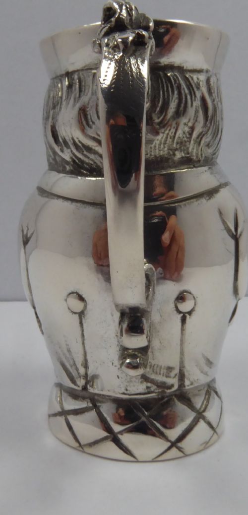 STUNNING GERMAN SILVER TOBY JUG - ADDITIONAL PHOTO 3