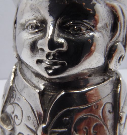 STUNNING GERMAN SILVER TOBY JUG - ADDITIONAL PHOTO 5