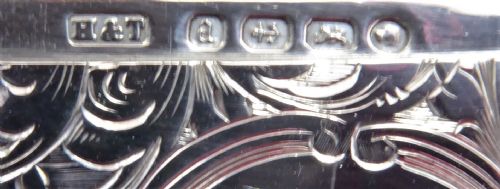 SOLID SILVER CARD CASE HOLDER 1875 - ADDITIONAL PHOTO 5