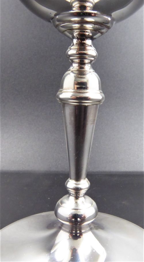 SOLID SILVER SET OF BOXED WINE GOBLETS 1967 - ADDITIONAL PHOTO 7