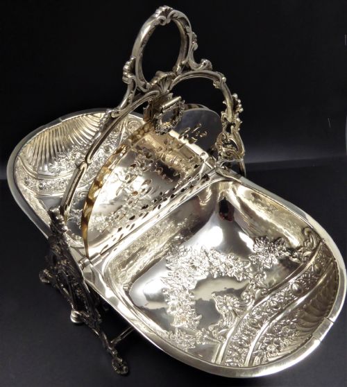 SOLID SILVER BISCUIT BOX 1900'S - ADDITIONAL PHOTO 5
