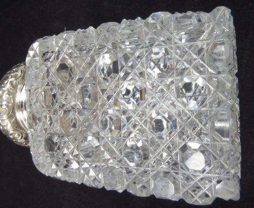CHARLES ASPREY SILVER AND GLASS PERFUMEDECANTER BOTTLE 1884 - ADDITIONAL PHOTO 6