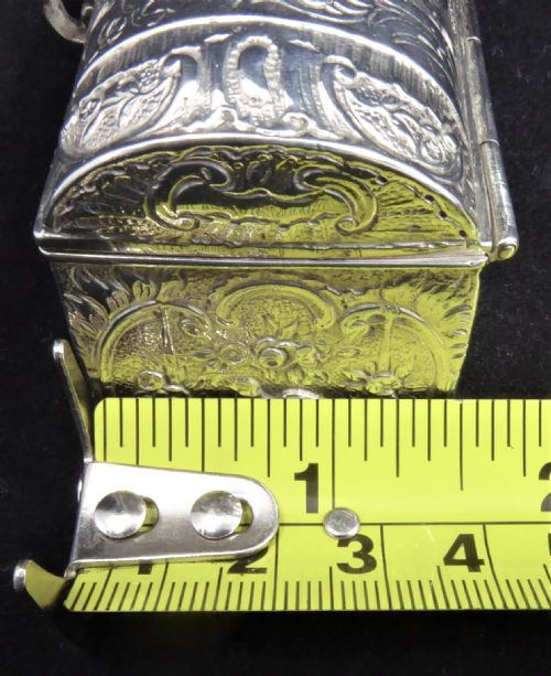 SOLID SILVER DUTCH CASKET 195060'S - ADDITIONAL PHOTO 7