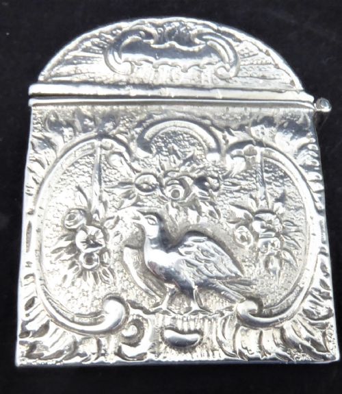 SOLID SILVER DUTCH CASKET 195060'S - ADDITIONAL PHOTO 10