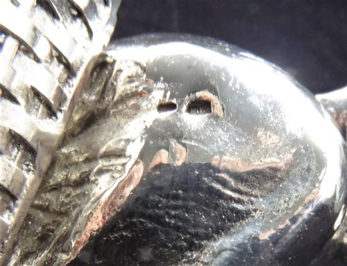 RARE LARGE SOLID SILVER DONKEY 1930'S - ADDITIONAL PHOTO 5