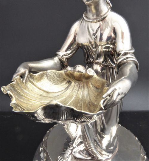 EXTREMELY RARE PAIR SOLID SILVER 1851 CHARLES AND GEORGE FOX - ADDITIONAL PHOTO 3