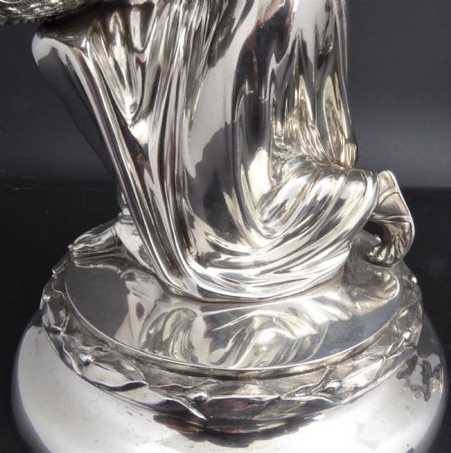EXTREMELY RARE PAIR SOLID SILVER 1851 CHARLES AND GEORGE FOX - ADDITIONAL PHOTO 5