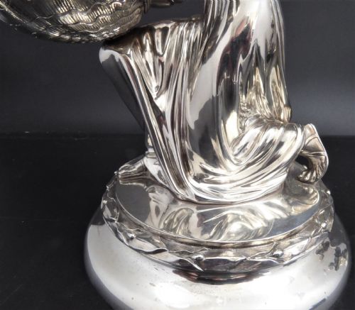 EXTREMELY RARE PAIR SOLID SILVER 1851 CHARLES AND GEORGE FOX - ADDITIONAL PHOTO 6