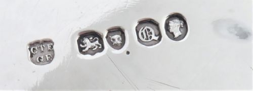 EXTREMELY RARE PAIR SOLID SILVER 1851 CHARLES AND GEORGE FOX - ADDITIONAL PHOTO 13