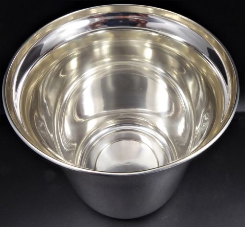SOLID SILVER HEAVY ICE BUCKET 1900'S - ADDITIONAL PHOTO 4