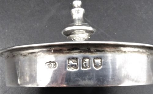 RARE SOLID SILVER ART NOUVEAU SUGAR CASTER 1899 - ADDITIONAL PHOTO 8