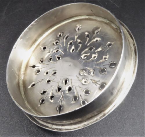 RARE SOLID SILVER ART NOUVEAU SUGAR CASTER 1899 - ADDITIONAL PHOTO 9