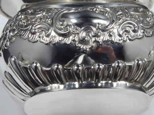 STUNNING SOLID SILVER 3 PCE TEA SET 1902 - ADDITIONAL PHOTO 15