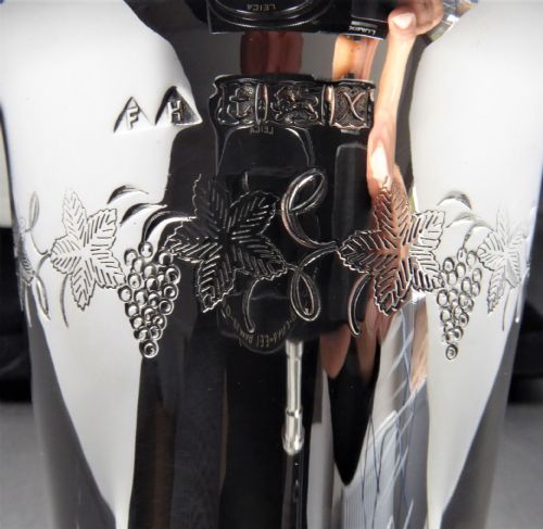 SOLID SILVER SET OF 6 WINE GOBLET - ADDITIONAL PHOTO 8