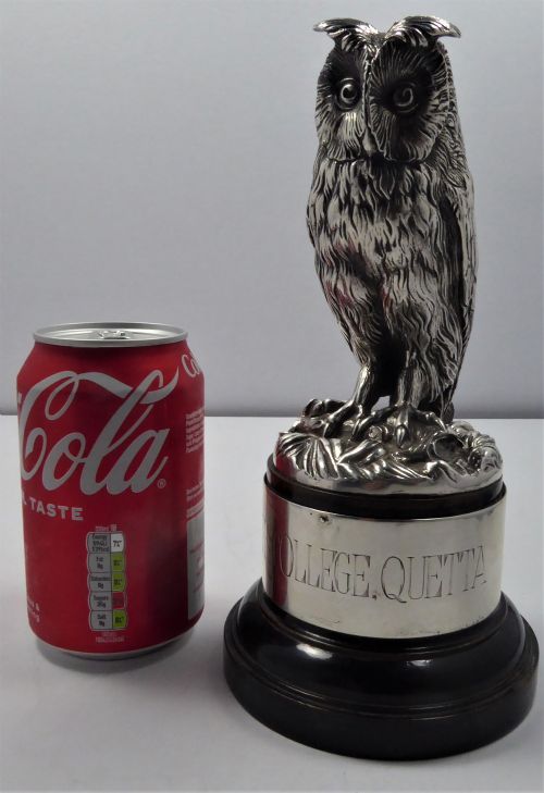RARE SOLID SILVER MAPPIN AND WEBB OWL - ADDITIONAL PHOTO 1