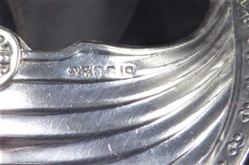 SOLID SILVER SCANDINAVIAN BOAT - ADDITIONAL PHOTO 7