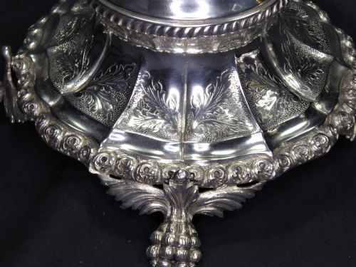 STUNNING PAIR OF SOLID SILVER AND GILT HEAVY CANDELABRAS - ADDITIONAL PHOTO 6