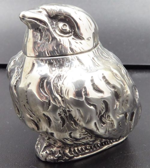RARE CHICK PEPPER POT LONDON 1882 - ADDITIONAL PHOTO 4