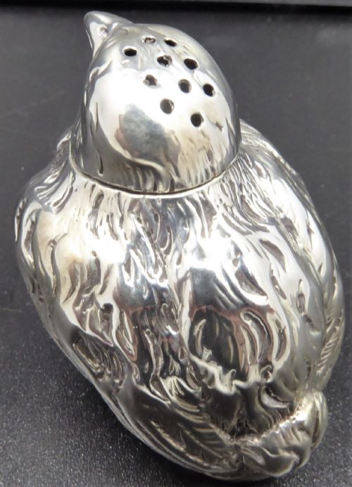 RARE CHICK PEPPER POT LONDON 1882 - ADDITIONAL PHOTO 5